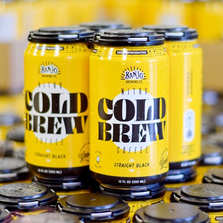 Picture of banjo nitro cold brew coffee